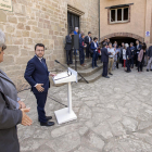 Aragonès al presentar ahir l’Agenda Rural a Torà.