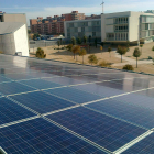 Panells solars instal·lats per Sofos a la UdL.