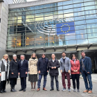 Los exconsellers de Junts y Jordi Turull visitaron ayer a Carles Puigdemont y Toni Comín en Bruselas.