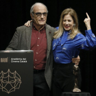 Los actores Francesc Orella y Maria Molins desvelaron ayer las películas nominadas a los Premis Gaudí.