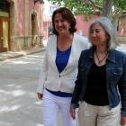 Paluzie i la seua successora al capdavant de l’ANC, Dolors Feliu.