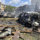 Resultado de los recientes bombardeos rusos en Ucrania.