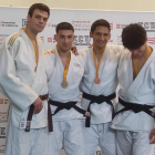 Íker Colchero, de la UdL, or en judo al Català universitari