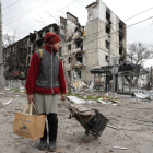 Una imagen de la ciudad ucraniana de Mariupol del 18 de abril.