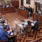 Un momento del pleno de la Diputación de Lleida de este jueves.