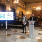 La presentació de la tercera edició de La Factoria dels Reixos, ahir a l’ajuntament de Lleida.