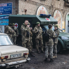 Militars ucraïnesos a la zona de Chasiv Yar (Ucraïna)