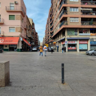 Vista del carrer Pi i Margall de Lleida.