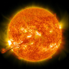 Imagen del sol tomada por la NASA.