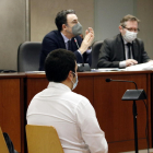 El monitor acusado de abusar de una niña en unas colonias en Àger, durante el juicio en la Audiencia de Lleida