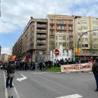 Una manifestación en Lleida contra la sentencia del 25% de castellano en la escuela.
