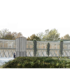 Imatge virtual de com serà el nou Palau de Vidre quan sigui rehabilitat gràcies als fons europeus Next Generation.