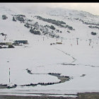 El Pla de Beret, cubierto de nieve después de las últimas precipitaciones.