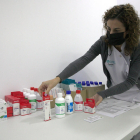 La farmacia Grau-Ribes de Lleida con productos básicos para el botiquín casero.