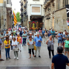 Quatre anys de cantaires - Els cantaires es van tornar a citar un dilluns més a la plaça Paeria de Lleida en la seua incansable acció de protesta per exigir el retorn dels líders independentistes exiliats per la celebració del referèndum de l ...