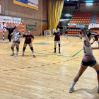 Una acció del partit d’ahir a l’Onze de Setembre.