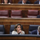 La ministra per a la Transició Energètica, Teresa Ribera, al Congrés.