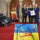 Lambán presidió la entrega de premios en el Día de Aragón.