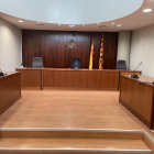 Sala de vistes de l’Audiència de Lleida.