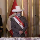 El president del Perú, Pedro Castillo, aquest cap de setmana.