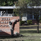Imatge del tiroteig a l'escola d'Uvalde, Texas, el maig passat.