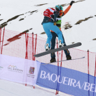 Una prova de la Copa del Món de snowboard celebrada a Baqueira Beret.