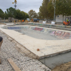 imagen de las obras a cargo de la brigada municipal. 