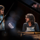 El pianista lleidatà Antoni Tolmos, amb la cantant Mariona Escoda.