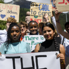 Activistas de Fridays for Future piden en Davos actuar por la crisis climática