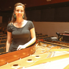 La pianista Cristina Casale, en un dels seus assajos a l’Auditori.