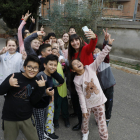Commemoració massiva  - El Dia Mundial dels Drets de la Infància, el 20 de novembre, es va seguir massivament en nombrosos centres educatius de Ponent. A la imatge, alumnes de l’Escola Fedac de Lleida, que van anar a classe en pijama reivindica ...