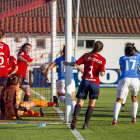 A diez minutos del final, Nadia logró el empate a tres de gol olímpico.