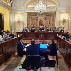 Ple extraordinari de l'Ajuntament de Lleida sobre els pressupost municipal per al 2023.