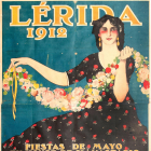 El cartel de las Festes de Maig de 1912 de Lleida, obra de Gosé. 