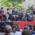 La presentación del Aquelarre, en el balcón de Sant Domènec contó con la actuación The Pink Goats. 