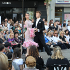 Desfilada de moda i tendències a la plaça Ricard Viñes de Lleida