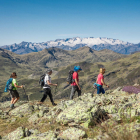 Participants en una de les 25 rutes programades.