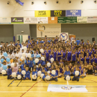 Un moment de la presentació, ahir, dels diferents equips del CN Tàrrega.