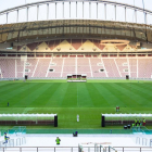 El estadio internacional de fútbol Khalifa en Qatar.
