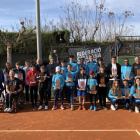 A la imatge, tots els premiats en aquesta nova edició del Màsters Provincial que es va disputar a les pistes del Club Tennis Urgell.