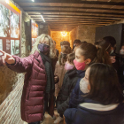 Alumnes del Mare de Déu del Socós, durant la visita.