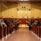 Lectura ayer en el TJUE sobre la sentencia a las preguntas prejudiciales efectuadas por Llarena.