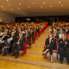 La fiesta de Sant Raimon de Penyafort del Col·Legi de l’Advocacia de Lleida, ayer en la Llotja. 