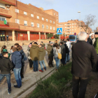 Concentración de apoyo a los investigados ante el cuartel de la Guardia Civil de Lleida en enero de 2020.