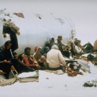 Els supervivents de l’accident dels Andes, en els primers dies.
