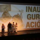 Acto inaugural ayer en La Lira de Tremp de la edición número 11 del festival de cine rural Mostremp.
