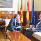 Cespín se reunió ayer con el comisario del PERTE, Jordi Carbonell.