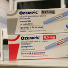 Capses d'Ozempic, un fàrmac indicat per a pacients amb diabetis tipus 2, en una farmàcia.