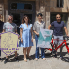 La prueba se presentó ayer en la plaza Major de Tàrrega.