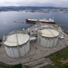 Terminal de gas natural licuado (GNL) en A Coruña.